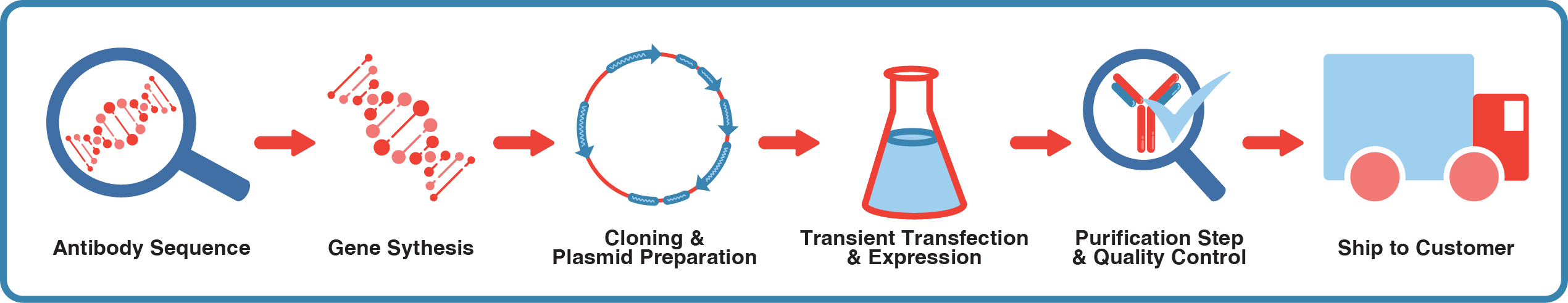 CHO cell Production diagram